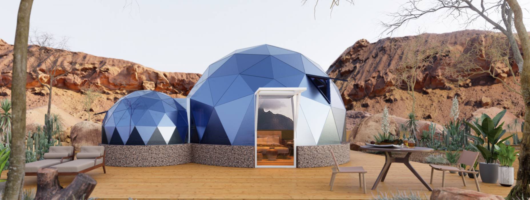 简阳市球形智能光伏玻璃星空房